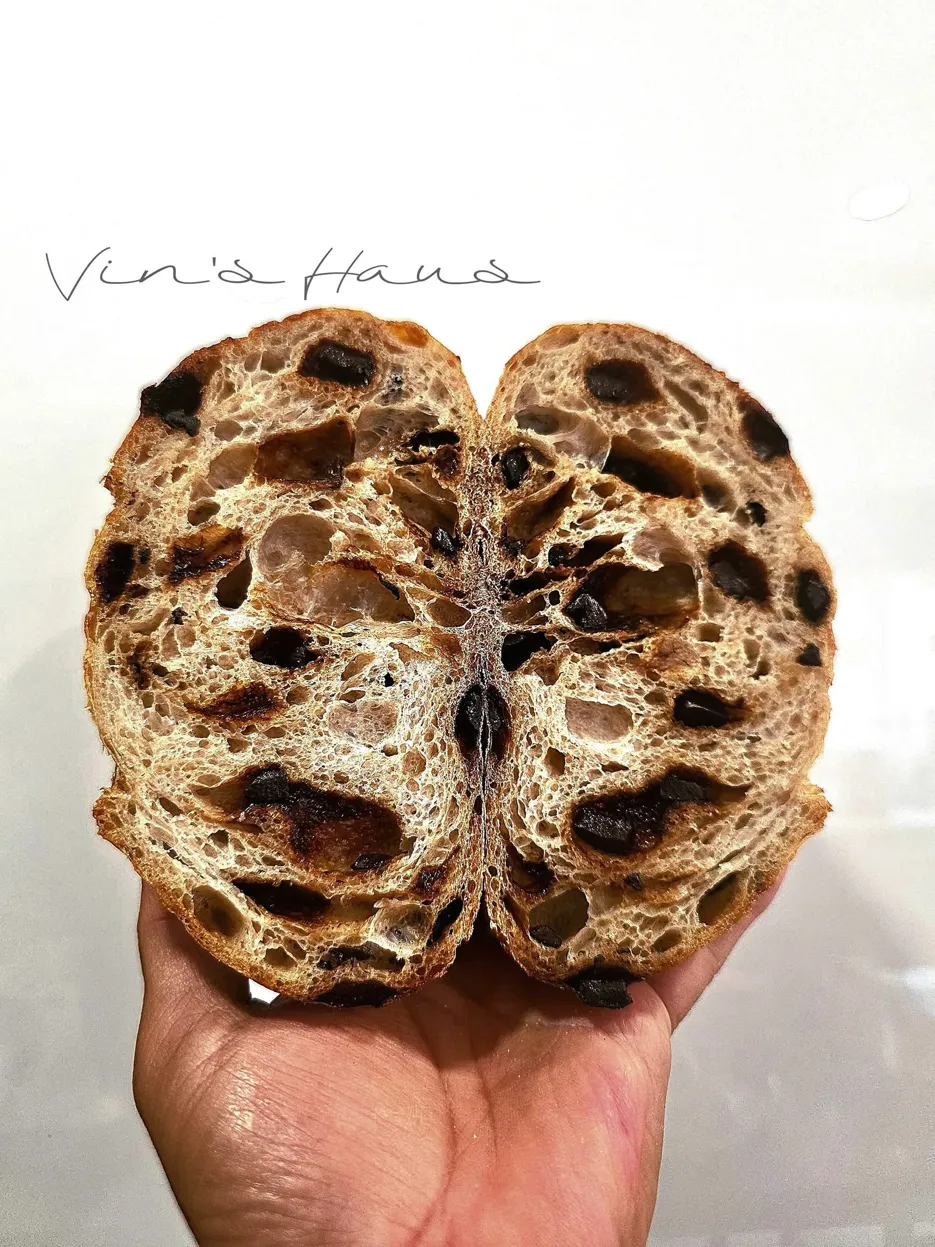 Black Garlic Sourdough Bread